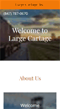 Mobile Screenshot of largecartage.com